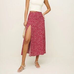 Reformation Zoe Skirt - Red
